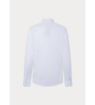 Hackett London Chemise Pique blanc