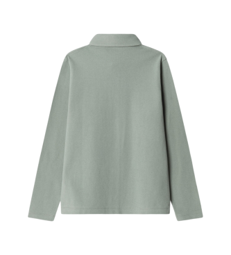 Hackett London Chemise Pique Chemise LS vert sauge