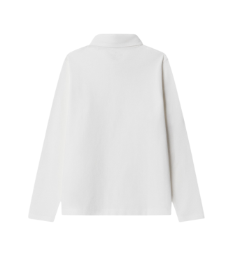 Hackett London Chemise Pique LS blanc