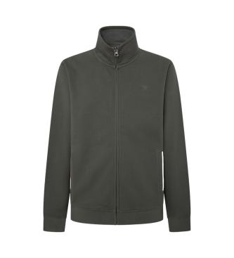 Hackett London Veste de survtement en piqu Fz vert