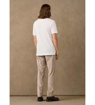 Hackett London Polo Logo blanco roto
