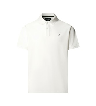 Hackett London Polo Logo blanco roto