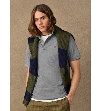 Hackett London Polo Logo grå
