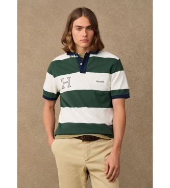 Hackett London Polo H Combi zielone