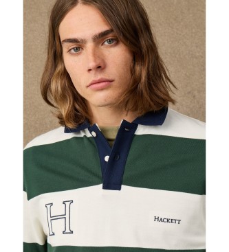 Hackett London Polo H Combi zielone