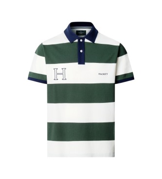 Hackett London Polo H Combi zielone