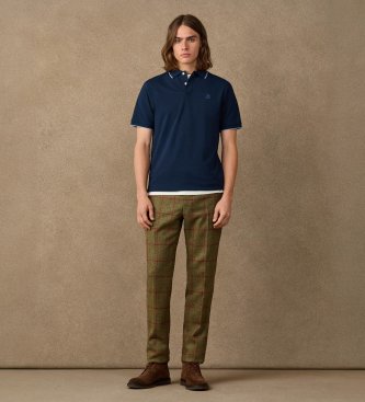 Hackett London Polo H Tipped azul-marinho