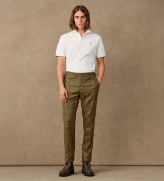 Hackett London White H Tipped Polo Shirt