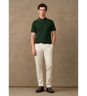 Hackett London Polo Tipped zielone