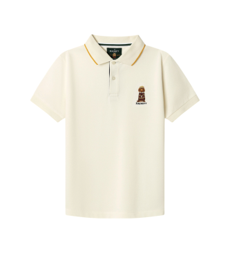 Hackett London Polo Harry branco quebrado