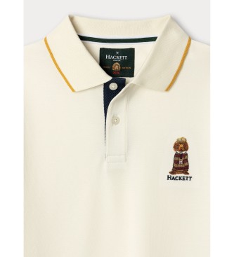 Hackett London Polo Harry branco quebrado