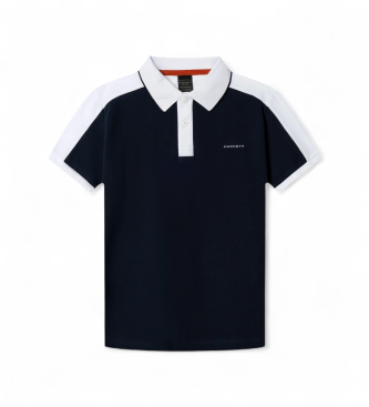 Hackett London Polo Members Col Block marino