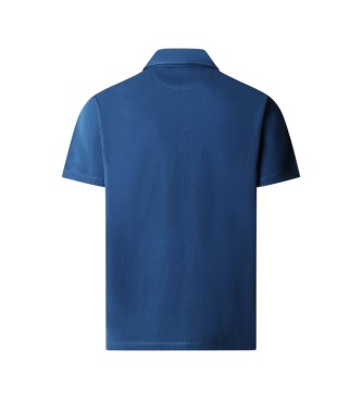 Hackett London polo jersey manica corta fit classico blu