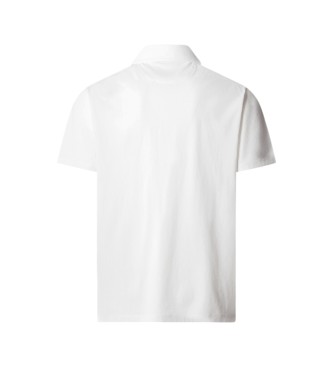Hackett London polo jersey manica corta fit classico bianco sporco