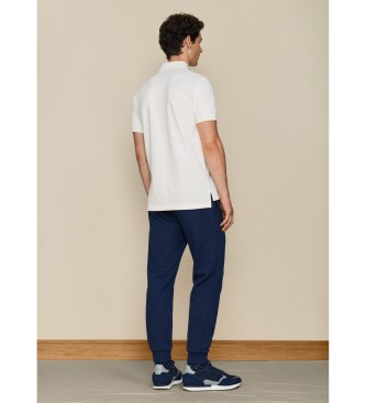 Hackett London Hvid/knækket Polo Flag