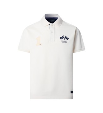 Hackett London Hvid/knækket Polo Flag