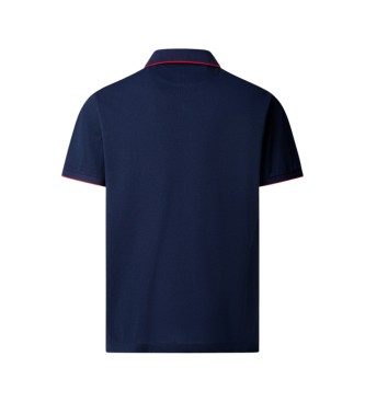 Hackett London Ma?a koszulka polo z logo, granatowa