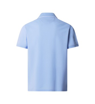 Hackett London polo mercerizzato manica corta fit classico blu