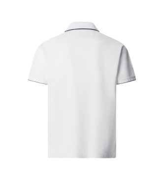 Hackett London polo mercerizzato manica corta fit classico bianco