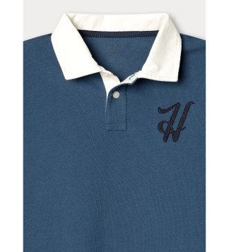 Hackett London Rugbyshirt H Crest blau