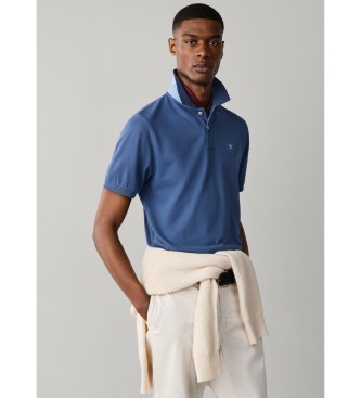 Hackett London Polo Slim Fit Logo azul