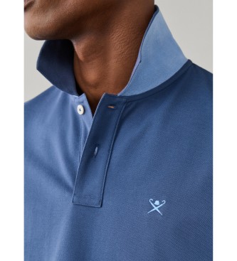 Hackett London Polo Slim Fit Logo azul