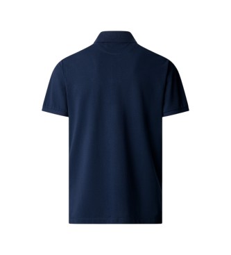 Hackett London Koszulka polo Slim Fit z logo, granatowa