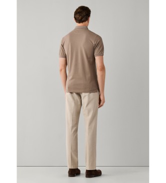 Hackett London Be?owe polo Slim Fit z logo