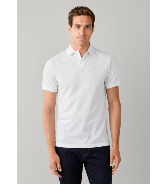 Hackett London Polo Slim Fit Logo białe