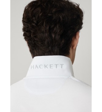 Hackett London Polo Slim Fit Logo białe