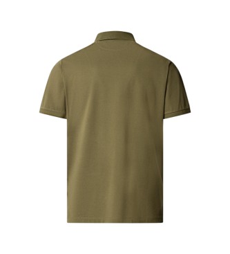 Hackett London Polo Slim Fit Logo verde oliva