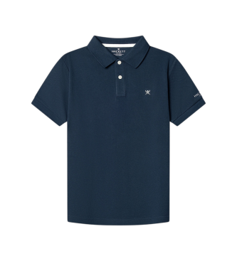 Hackett London Navy Small Logo Polo