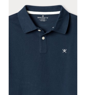 Hackett London Navy Small Logo Polo