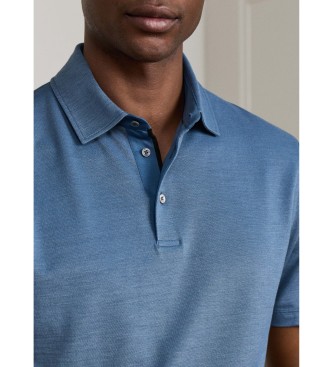 Hackett London Polo Silk Pique azul