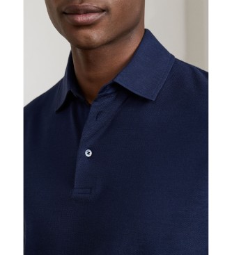 Hackett London Koszulka polo z bawe?ny pique w kolorze granatowym