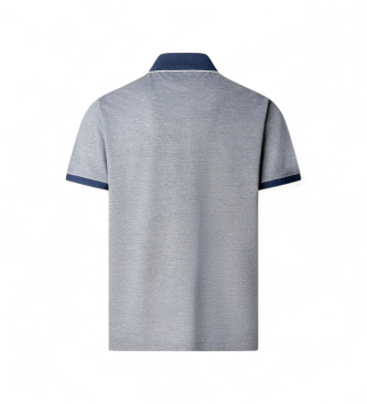 Hackett London Polo Two Tone szary, niebieski