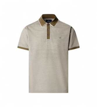 Hackett London Polo Two Tone szare