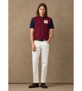 Hackett London Polo Multi bordowy