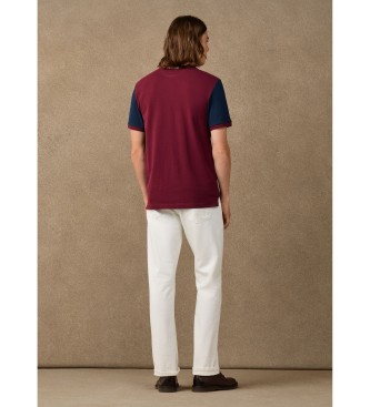 Hackett London Polo Multi bordowy