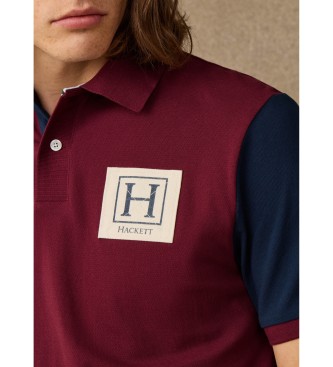 Hackett London Polo Multi bordowy