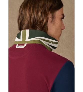 Hackett London Polo Multi bordowy