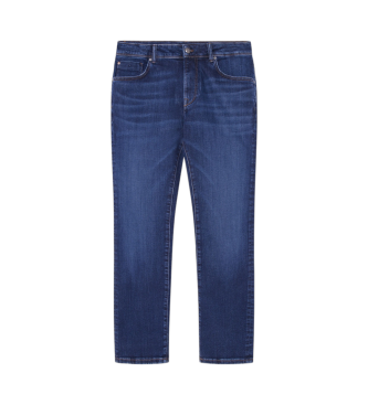 Hackett London Jeans Powerflex Vntge Wsh niebieski