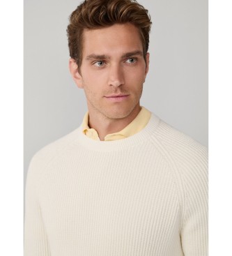 Hackett London Maglia Raglan bianca