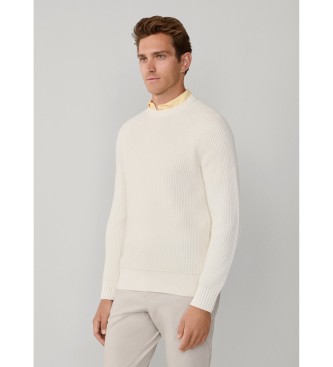 Hackett London Maglia Raglan bianca