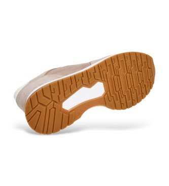 Hackett London Sneakers Rapid Chad in pelle beige