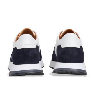 Hackett London Sneakers Rapid Zephyr in pelle bianca