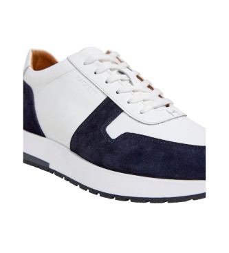 Hackett London Sneakers Rapid Zephyr in pelle bianca