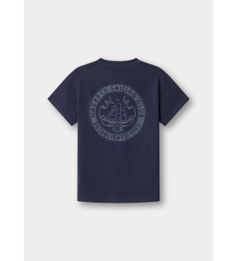 Hackett London Maglietta Sailing BK Boat Tee Navy