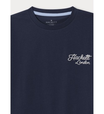 Hackett London Maglietta Sailing BK Boat Tee Navy