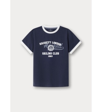 Hackett London Maglietta blu navy del Sailing Club del 1983